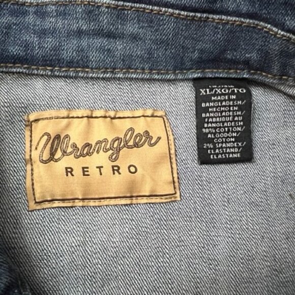 Wrangler Retro Denim Jean Jacket Florida State University FSU Embroidered - Picture 7 of 8